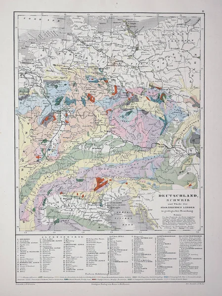 Atlas Infografiki Stary Obraz — Zdjęcie stockowe