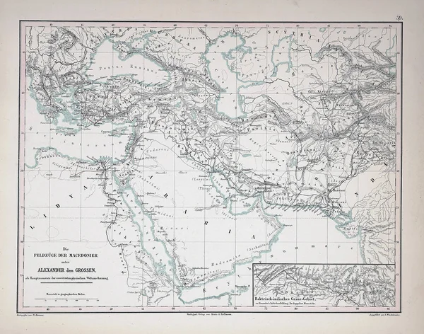 Atlas Infográficos Imagem Antiga — Fotografia de Stock
