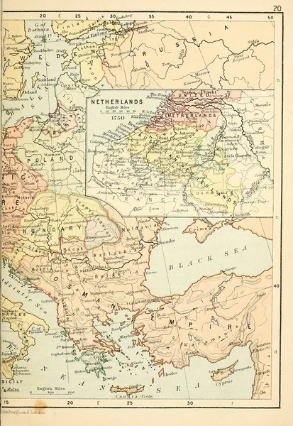 Stará Mapa Rypání Obrázku — Stock fotografie