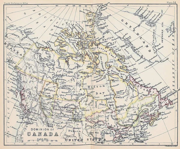 Vecchia Mappa Incisione Immagine — Foto Stock