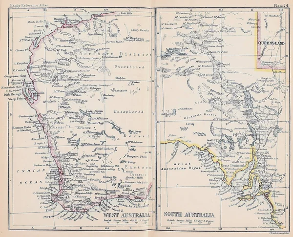 Mapa Antigo Imagem Gravura — Fotografia de Stock