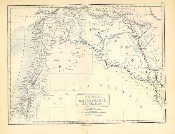 Stará Mapa Rypání Obrázku — Stock fotografie