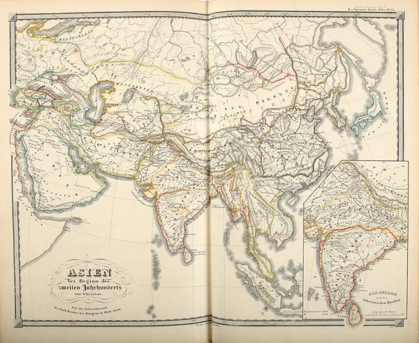 Stará Mapa Rypání Obrázku — Stock fotografie