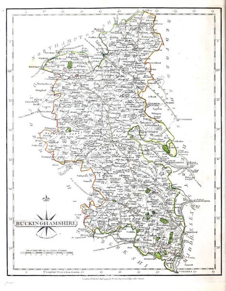 Velho Mapa Imagem Retrô — Fotografia de Stock