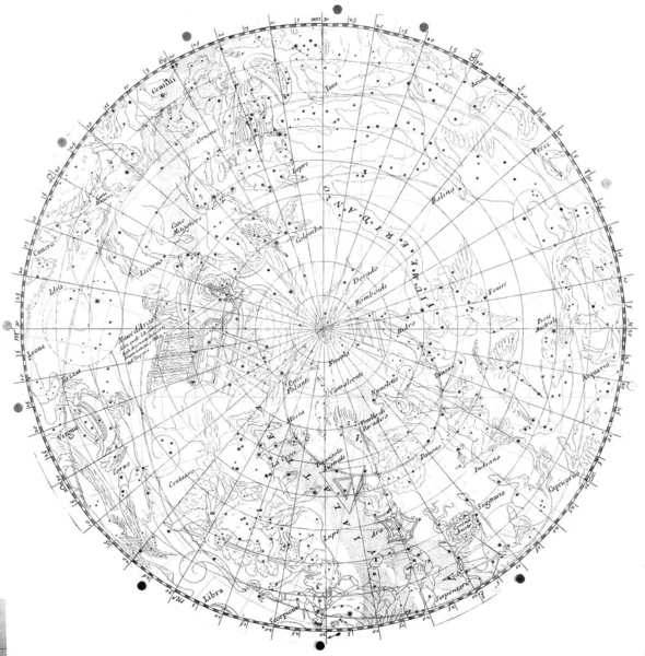 Tema Astronomía Ilustración Del Grabado — Foto de Stock