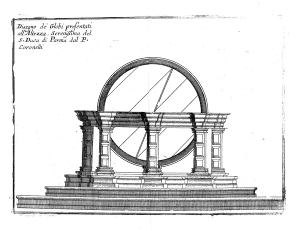 Tema Astronomia Ilustração Gravura — Fotografia de Stock