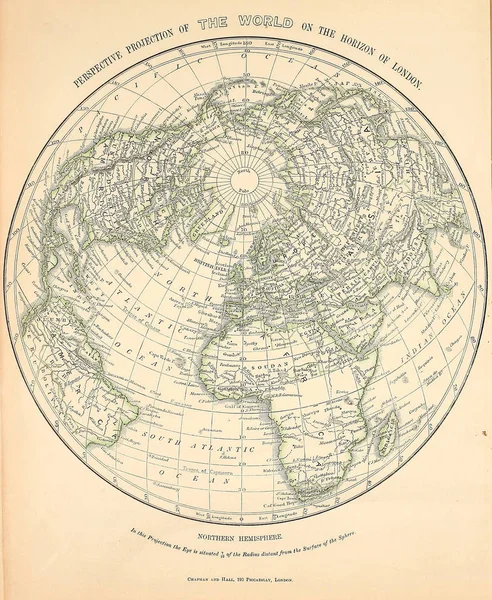 Old Map Engravin Image — Stock Photo, Image
