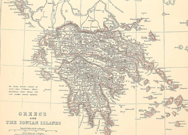 古い地図 Engravin — ストック写真