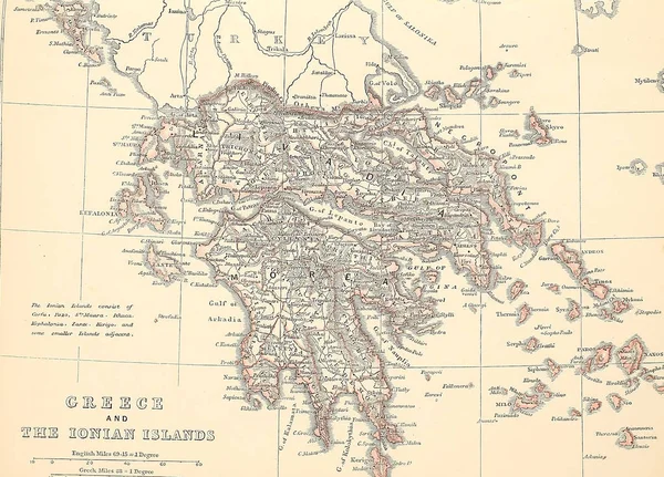 Vecchia Mappa Immagine Dell Incisione — Foto Stock