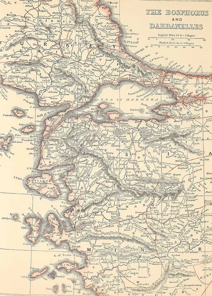 Старая Карта Изображение Картинке — стоковое фото