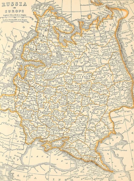 Stara Mapa Obraz Grawerów — Zdjęcie stockowe