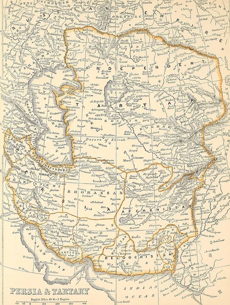 Eski Harita Gravin Görüntü — Stok fotoğraf
