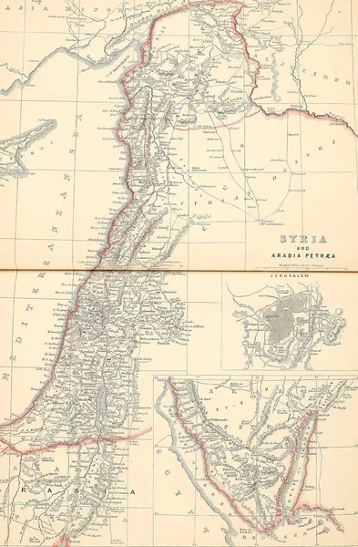 Стара Карта Зображення Гравіну — стокове фото