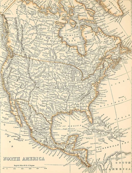 Παλιός Χάρτης Εικόνα — Φωτογραφία Αρχείου