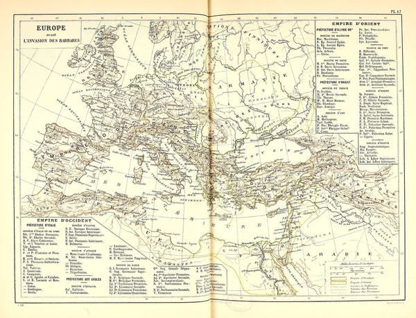 Vecchia Mappa Illustrazione Retrò — Foto Stock