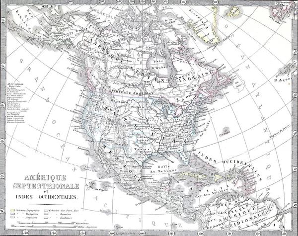 Stara Mapa Retro Ilustracja — Zdjęcie stockowe