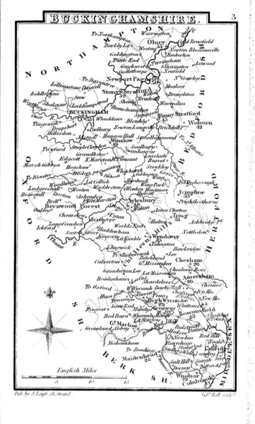 England Wales Map — Zdjęcie stockowe