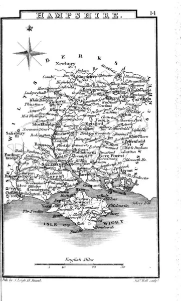England Wales Map — ストック写真