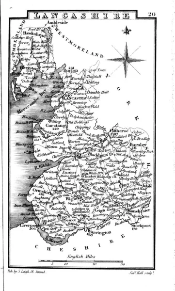 Inglaterra Gales Mapa —  Fotos de Stock