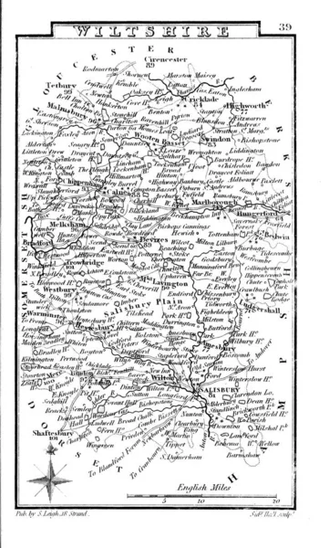 England Wales Map — Stock fotografie