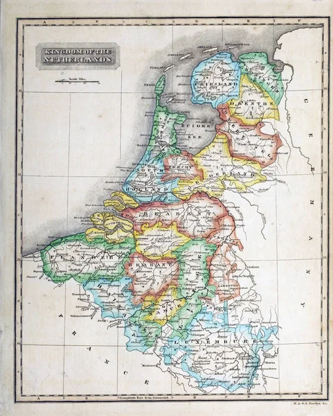 Mapa Antigo Imagem Gravura — Fotografia de Stock