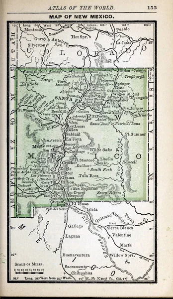 Eski Abd Devleti Harita — Stok fotoğraf