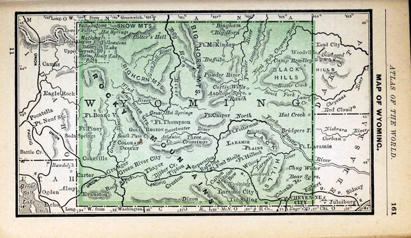 Eski Abd Devleti Harita — Stok fotoğraf