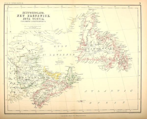 Old US state. Map