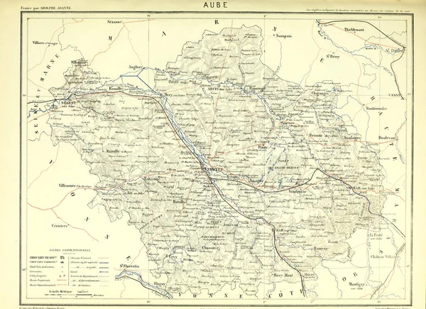 Франко Прусская Война Старая Карта Гравировка — стоковое фото