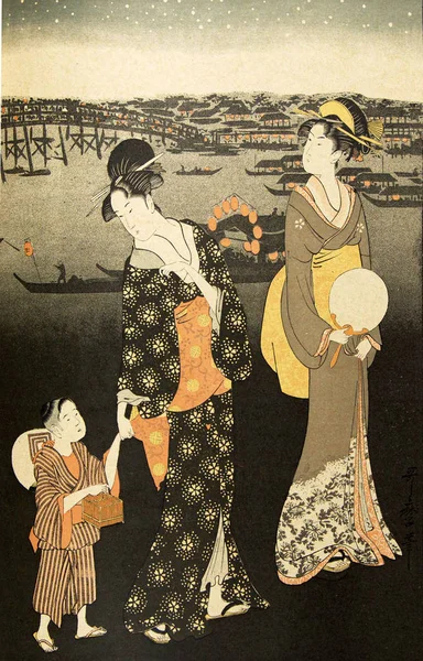 Japon Art Illustration Rétro — Photo