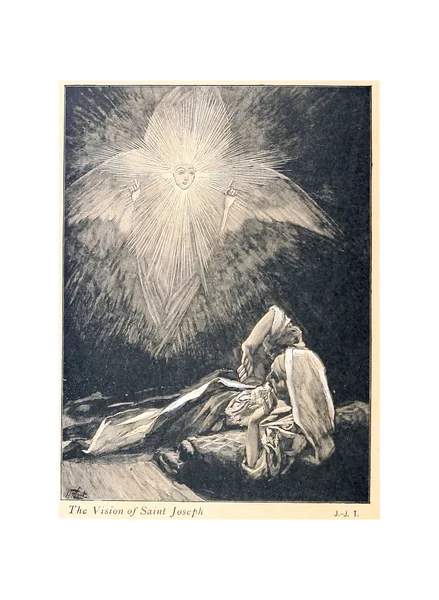 Hıristiyan illüstrasyon. Eski görüntü