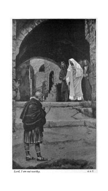 Hıristiyan illüstrasyon. Eski görüntü