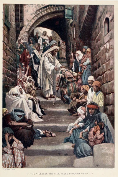 Hıristiyan Illüstrasyon Eski Görüntü — Stok fotoğraf