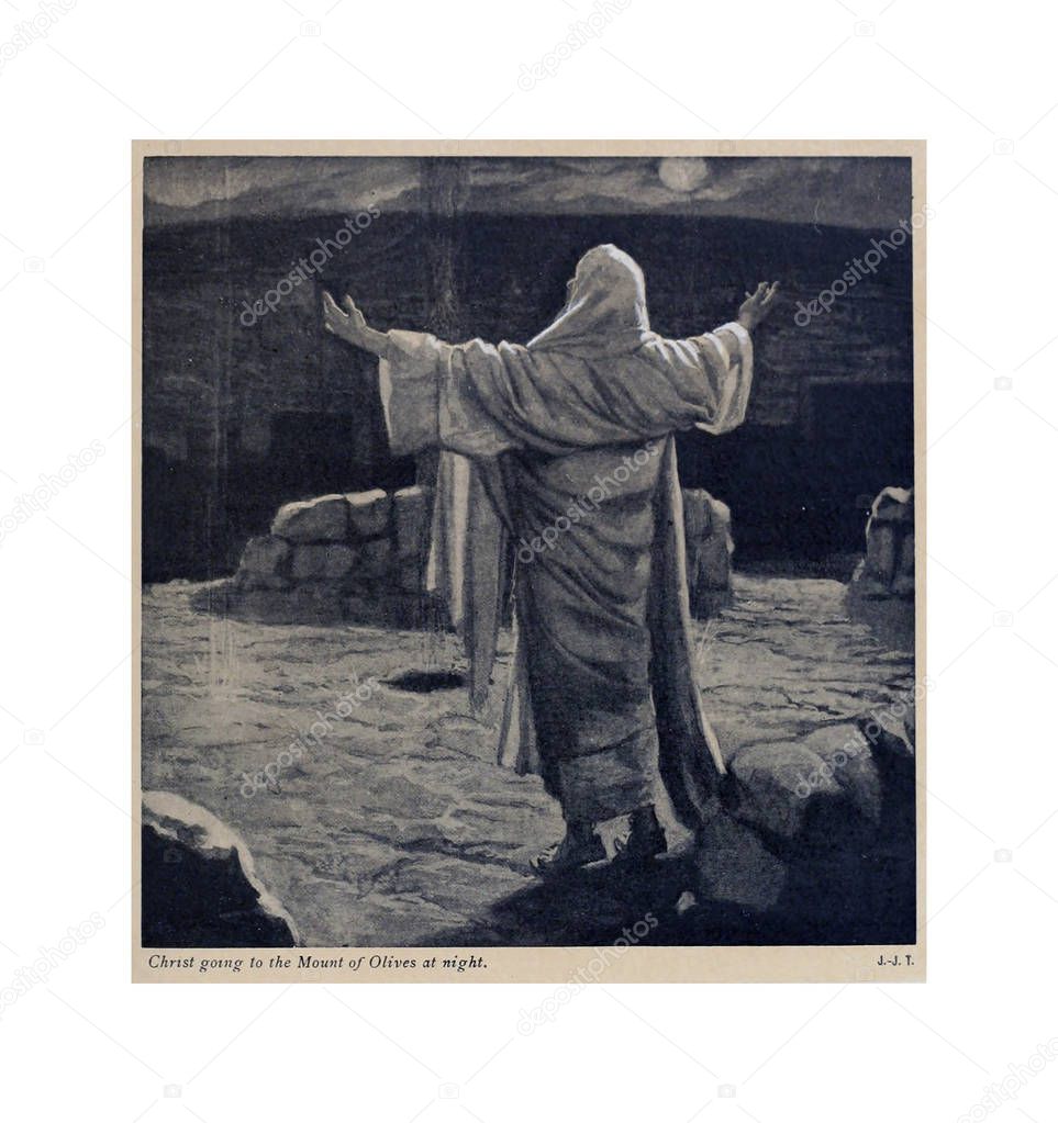 Christian illustration. Old image