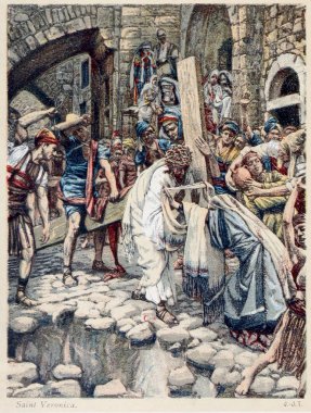 Hıristiyan illüstrasyon. Eski görüntü