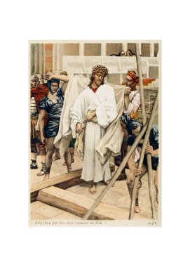 Hıristiyan illüstrasyon. Eski görüntü