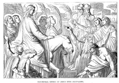 Hıristiyan illüstrasyon. Eski görüntü