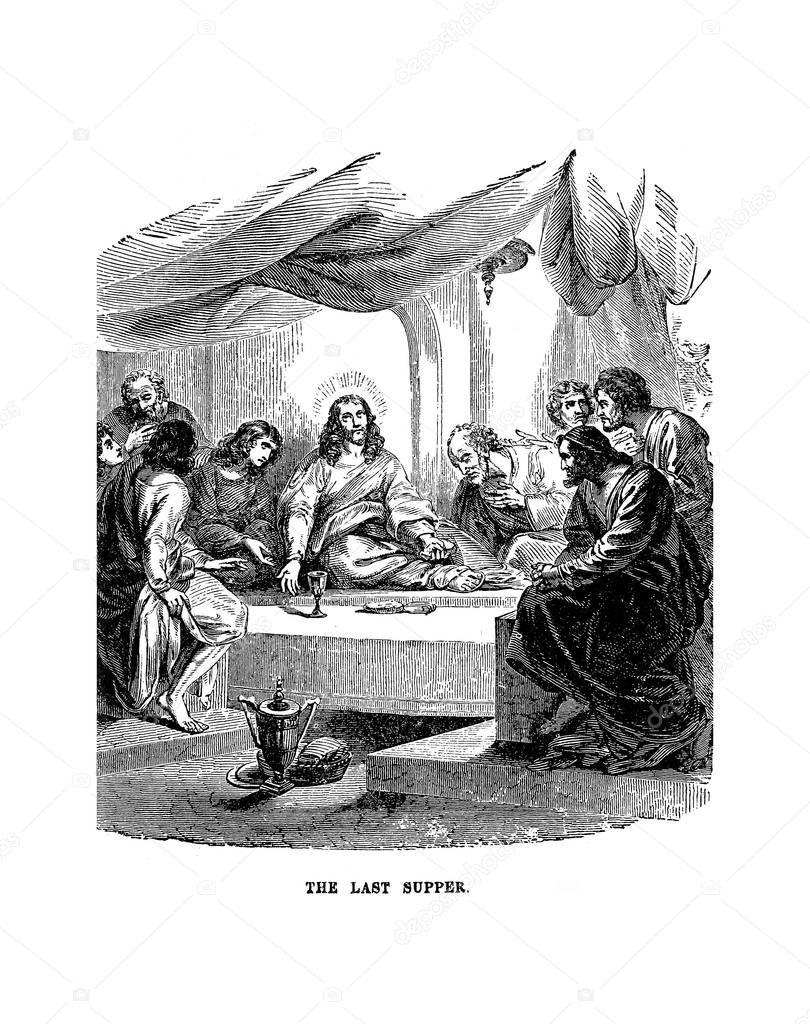 Christian illustration. Old image