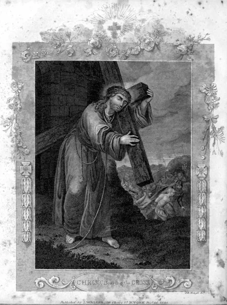 Christian Illustration Old Image — Stock Photo, Image