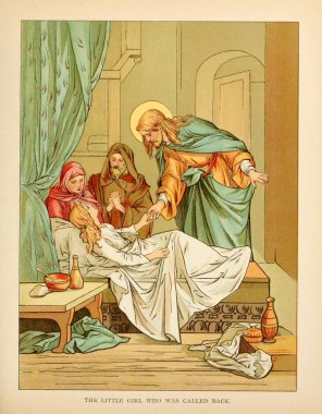 Hıristiyan illüstrasyon. Eski görüntü