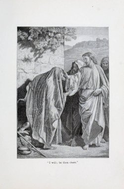 Hıristiyan illüstrasyon. Eski görüntü