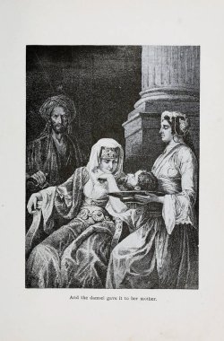 Hıristiyan illüstrasyon. Eski görüntü