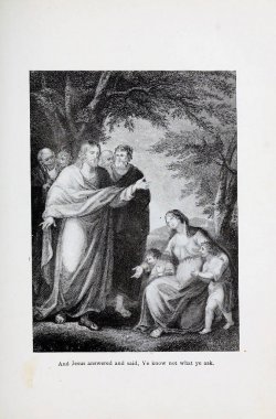 Hıristiyan illüstrasyon. Eski görüntü