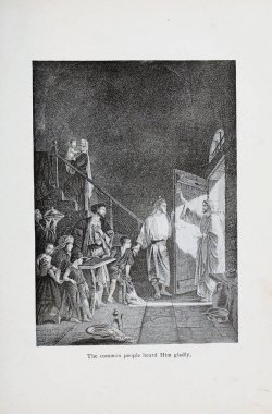 Hıristiyan illüstrasyon. Eski görüntü