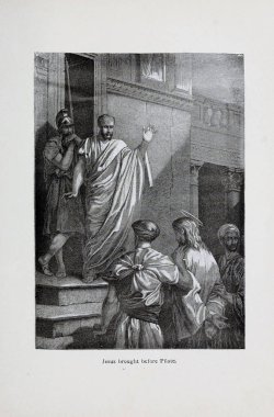 Hıristiyan illüstrasyon. Eski görüntü