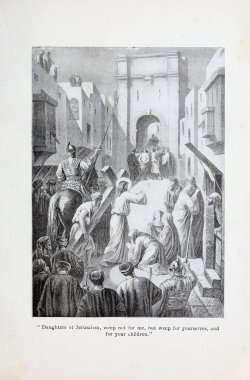 Hıristiyan illüstrasyon. Eski görüntü