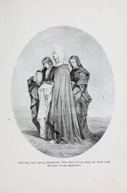 Hıristiyan illüstrasyon. Eski görüntü