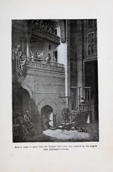 Hıristiyan illüstrasyon. Eski görüntü