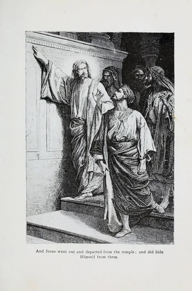 Hıristiyan illüstrasyon. Eski görüntü