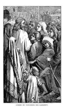 Hıristiyan illüstrasyon. Eski görüntü